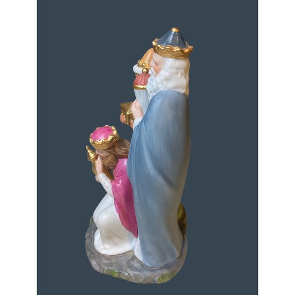 Homco "Three Wise Men" Porcelain Nativity Figurine #1473 - Picture 9 of 12